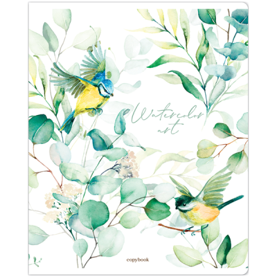 Тетрадь 48л кл ArtSpace Цветы Watercolor flowery