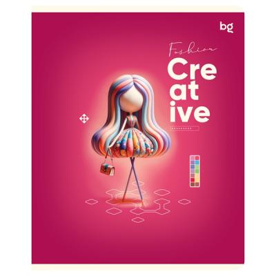 Тетрадь 60л кл BG Fashion creative А5 глянцевая 